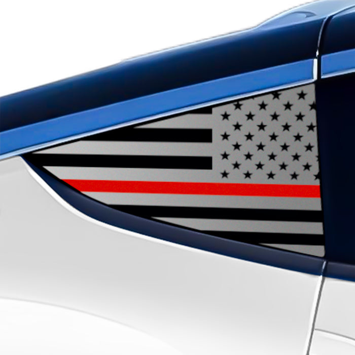 Quarter Window American Flag Vinyl Decal Stickers Fits Nissan Z 2023 - 2025 - Bogar Tech Designs