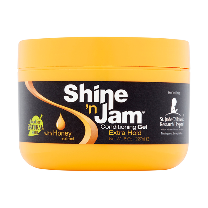 AMPRO SHINE N JAM CONDITIONING GEL - EXTRA HOLD - Palms Fashion Inc.