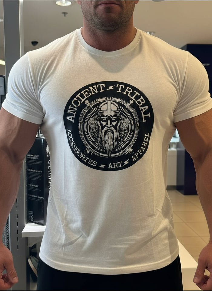 Ancient-Tribal OG White T shirt