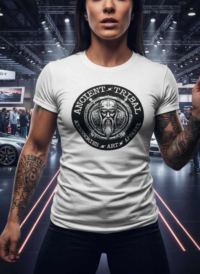Ancient-Tribal OG White T shirt
