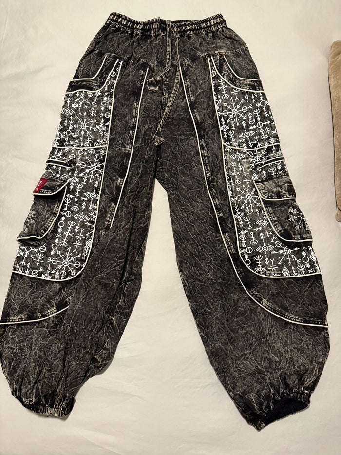 Ancient Tribal Parachute Pants