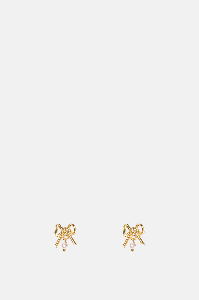 Cristina Junquero Antonita Pearl Earrings Gold.