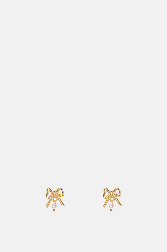 Cristina Junquero Antonita Pearl Earrings Gold.