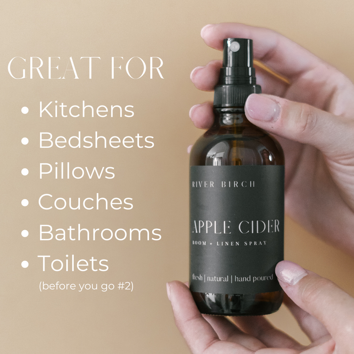 Apple Cider - 4 oz Amber Glass Room + Linen Spray