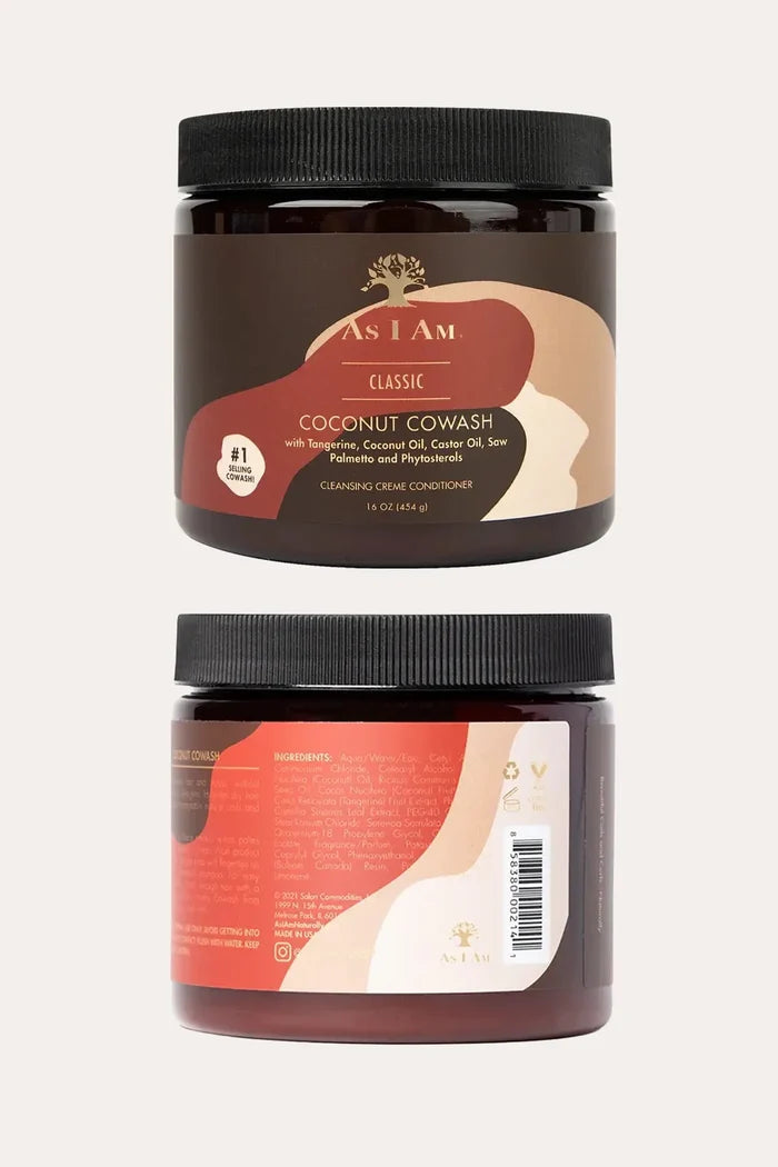 AS I AM CLASSIC COCONUT COWASH CLEANSING CREME CONDITIONER 16oz AS I AM