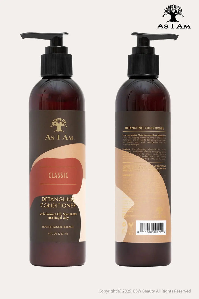 AS I AM CLASSIC DETANGLING CONDITIONER LEAVE-IN RELEASER 8oz - BSW BEAUTY CANADA