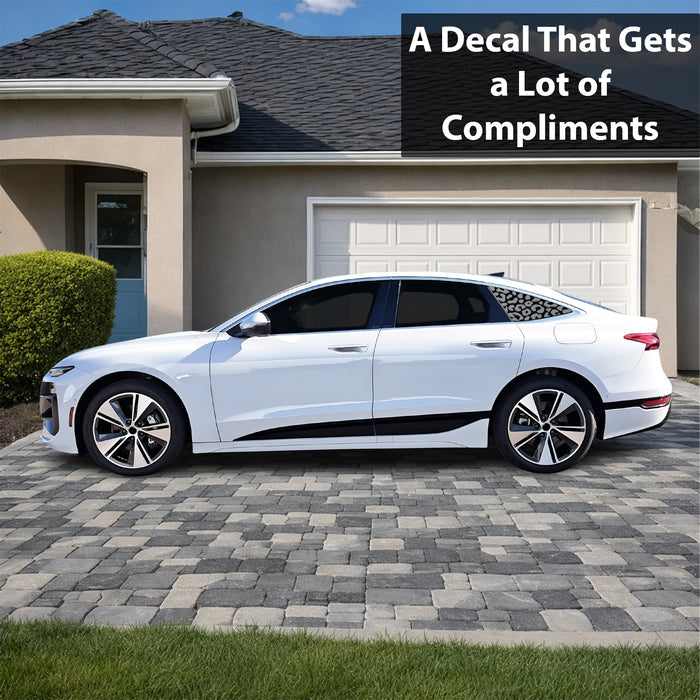 Audi A6 S6 e-tron 2025-2027 Animal Leopard Cheetah Cow Window Vinyl Decal Stickers