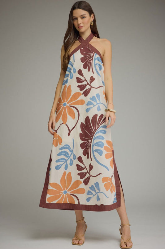 Autumn Breeze Midi Dress
