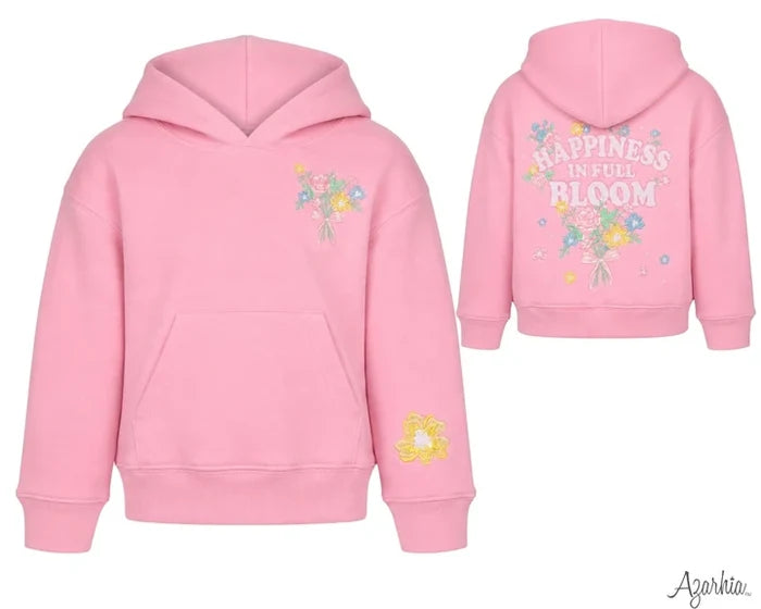 Azarahia Emb. Happiness in Bloom Hoodie Sweatshirt