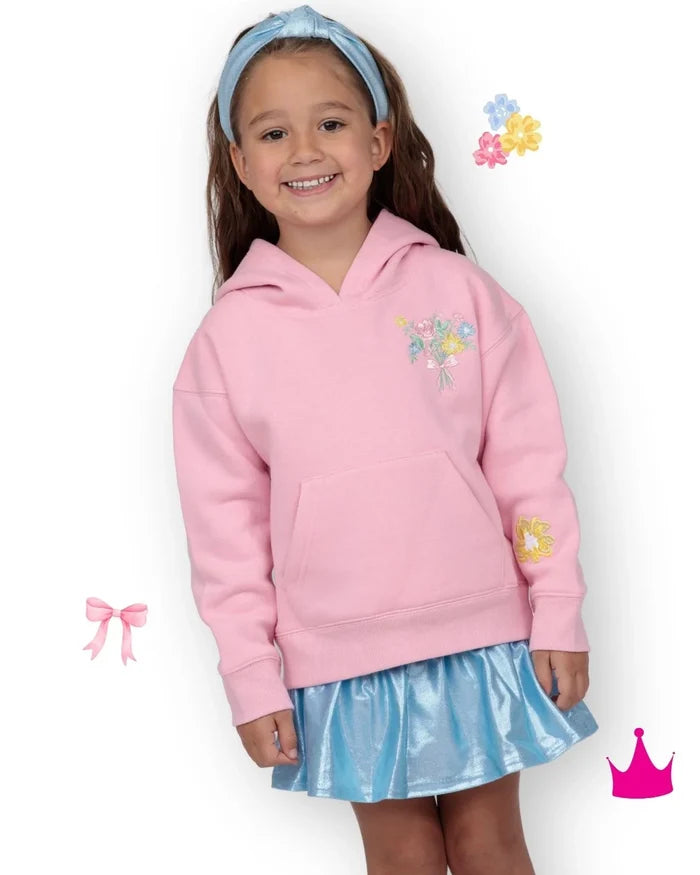 Azarahia Emb. Happiness in Bloom Hoodie Sweatshirt