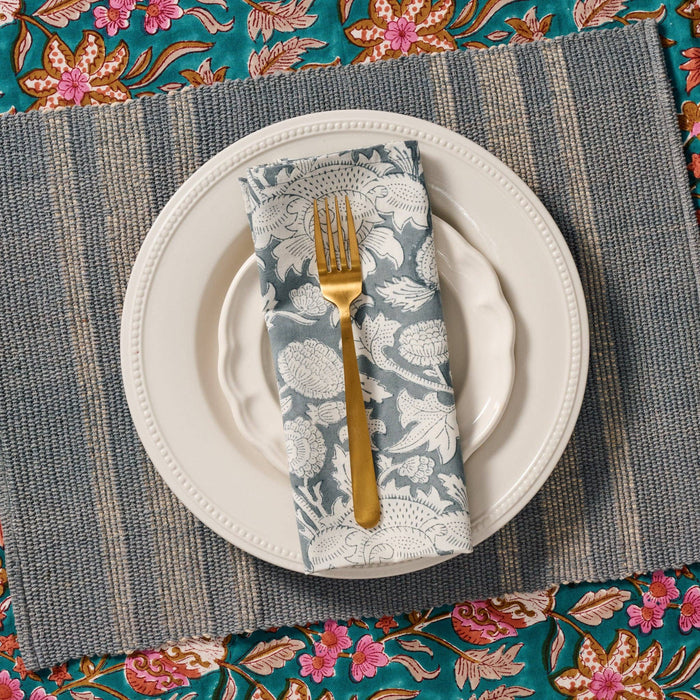 Baadal Blockprint Napkin- Sold Individually