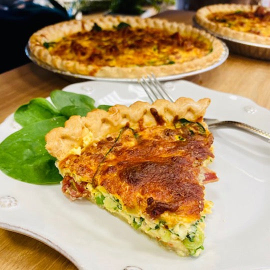 Bacon and Spinach Quiche Private Order