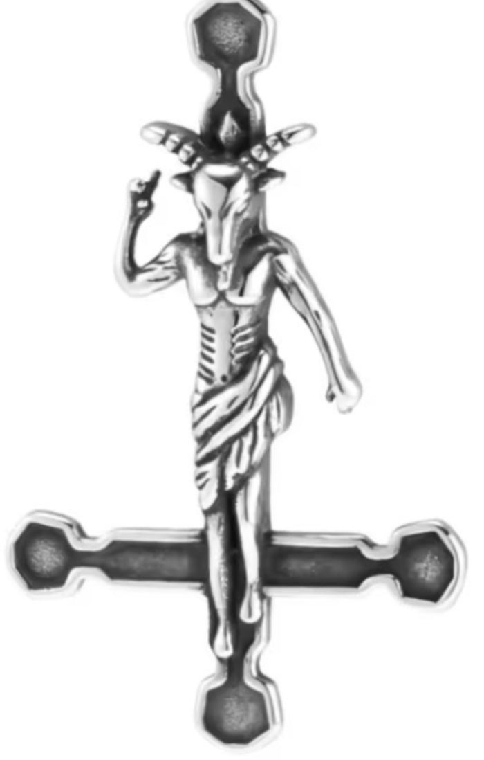 Baphomet Inverted Cross