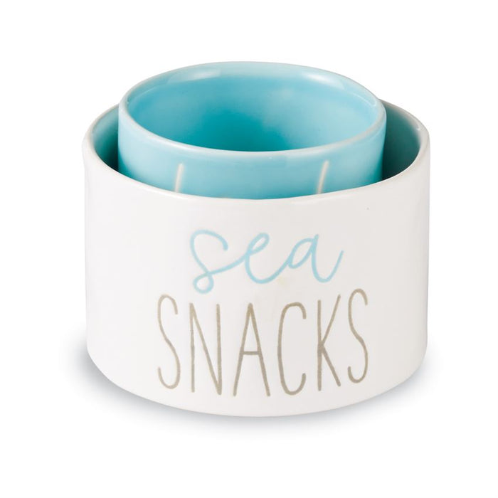 BEACH SNACK DIP CUP NESTED SET