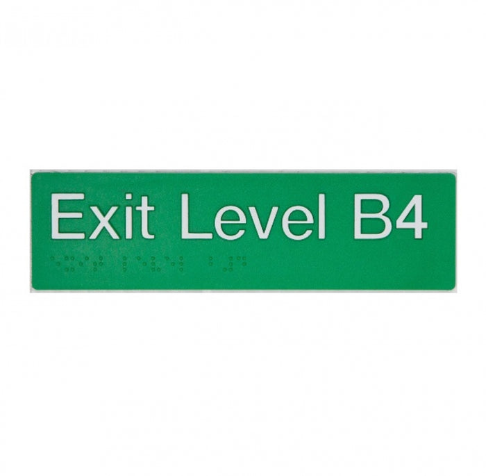 BEST BUY EB4 Exit Sign Basement 4 Braille