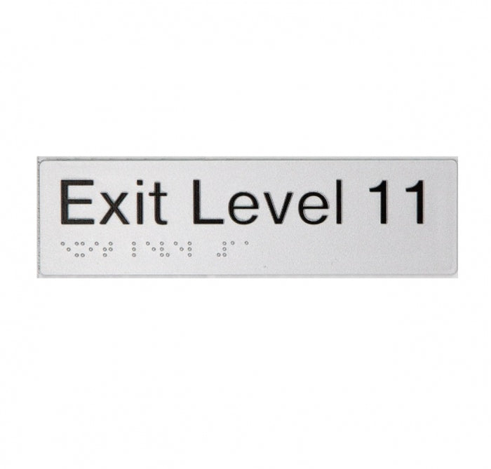 BEST BUY EL11 Exit Sign Level 11 Braille