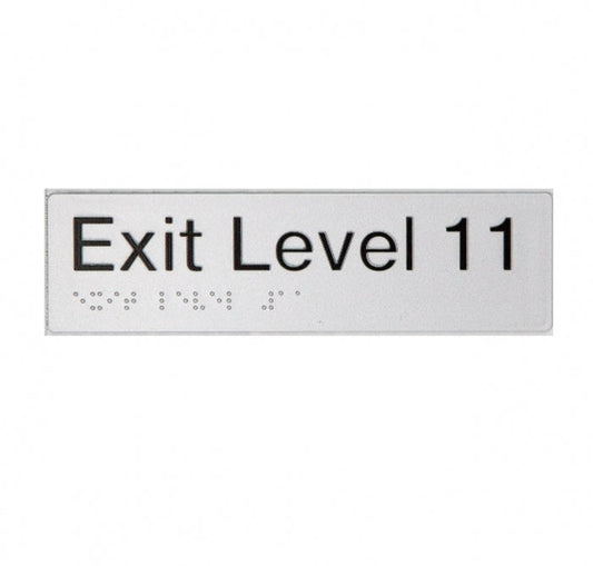 BEST BUY EL11 Exit Sign Level 11 Braille
