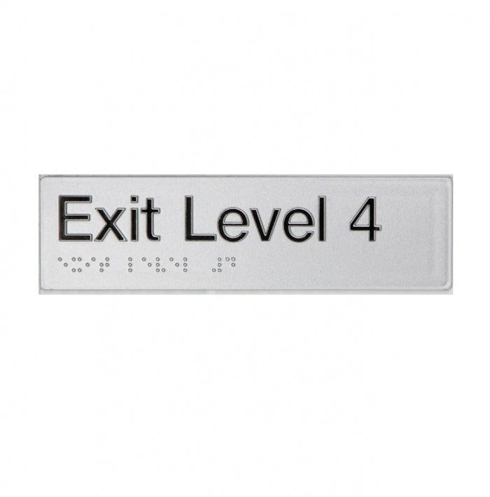 BEST BUY EL4 Exit Sign Level 4 Braille