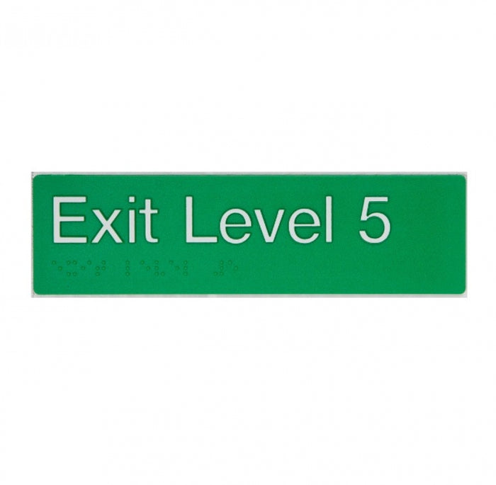BEST BUY EL5 Exit Sign Level 5 Braille