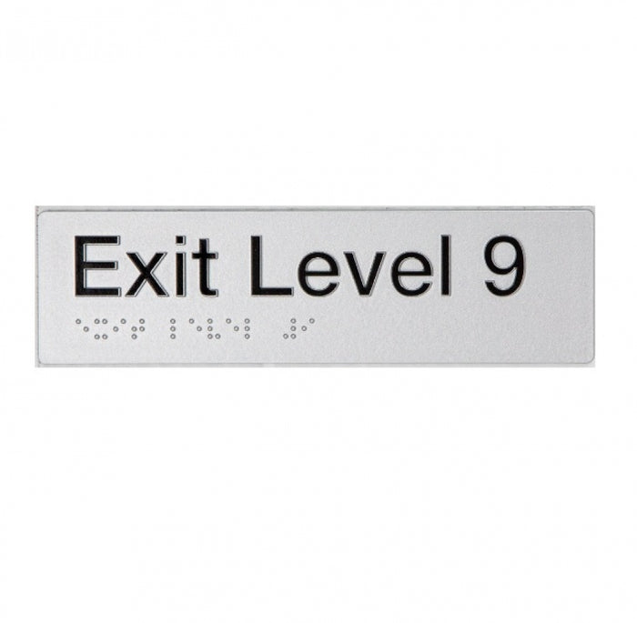 BEST BUY EL9 Exit Sign Level 9 Braille