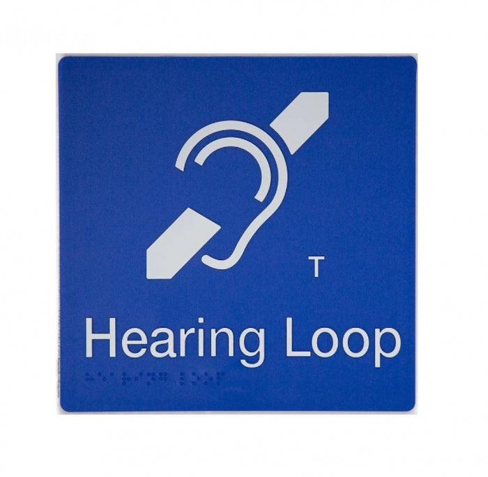 BEST BUY HL Hearing Loop Sign Braille