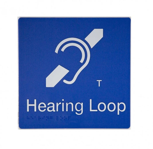 BEST BUY HL Hearing Loop Sign Braille