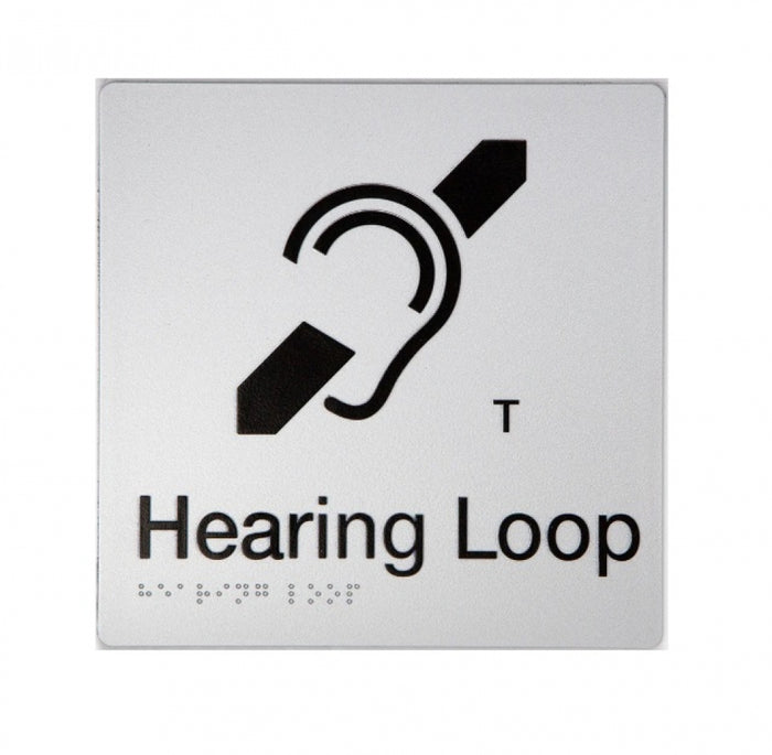 BEST BUY HL Hearing Loop Sign Braille
