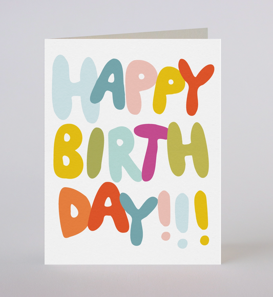 Birthday Balloons Card