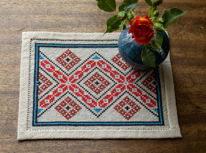 BitKit Balkan Diamond cross stitch folk embroidery kit