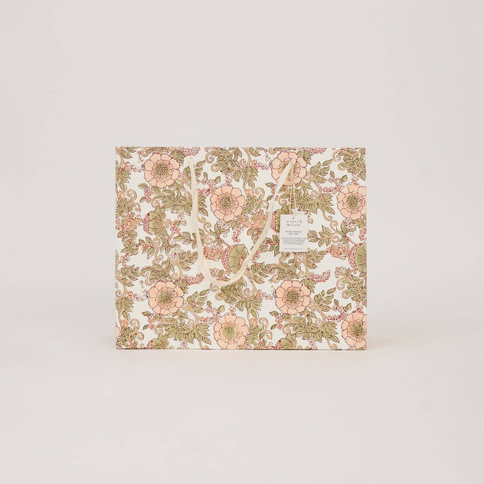 Block Printed Gift Bags (Large) - Terracotta - Magnolia Lane co. Home + Garden + Gift