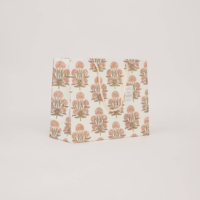 Block Printed Gift Bags (Large) - Terracotta - Magnolia Lane co. Home + Garden + Gift