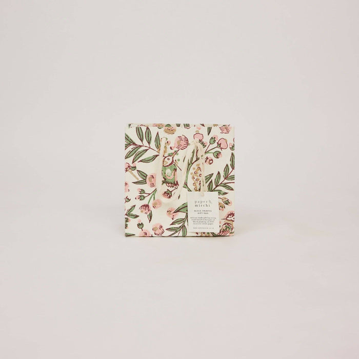 Block Printed Gift Bags (Small) - Blush Refresh - Magnolia Lane co. Home + Garden + Gift