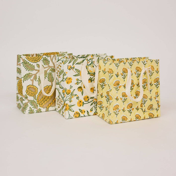 Block Printed Gift Bags (Small) - Sunshine Refresh - Magnolia Lane co. Home + Garden + Gift