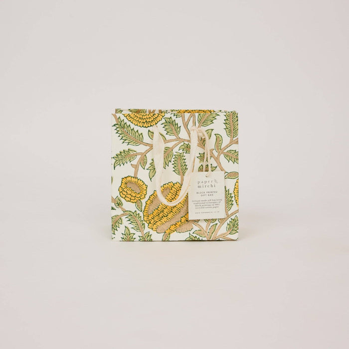 Block Printed Gift Bags (Small) - Sunshine Refresh - Magnolia Lane co. Home + Garden + Gift