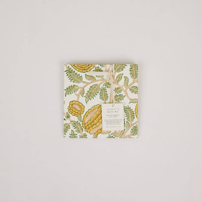 Block Printed Gift Bags (Small) - Sunshine Refresh - Magnolia Lane co. Home + Garden + Gift