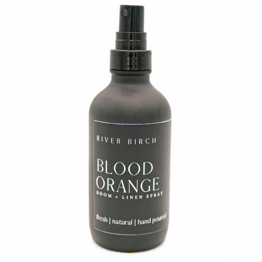 Blood Orange - 4 oz Black Glass Room + Linen Spray