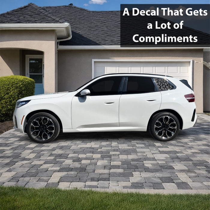 BMW X3 2025-2026 Animal Leopard Cheetah Cow Window Vinyl Decal Stickers
