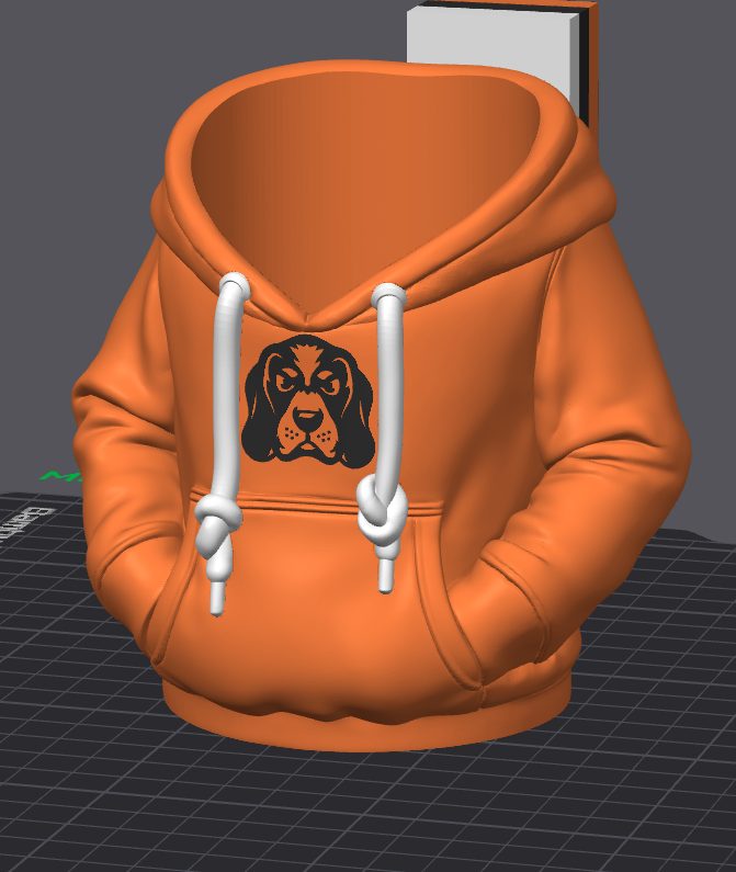 Bold Smokey Hoodie Koozie & Pen Holder