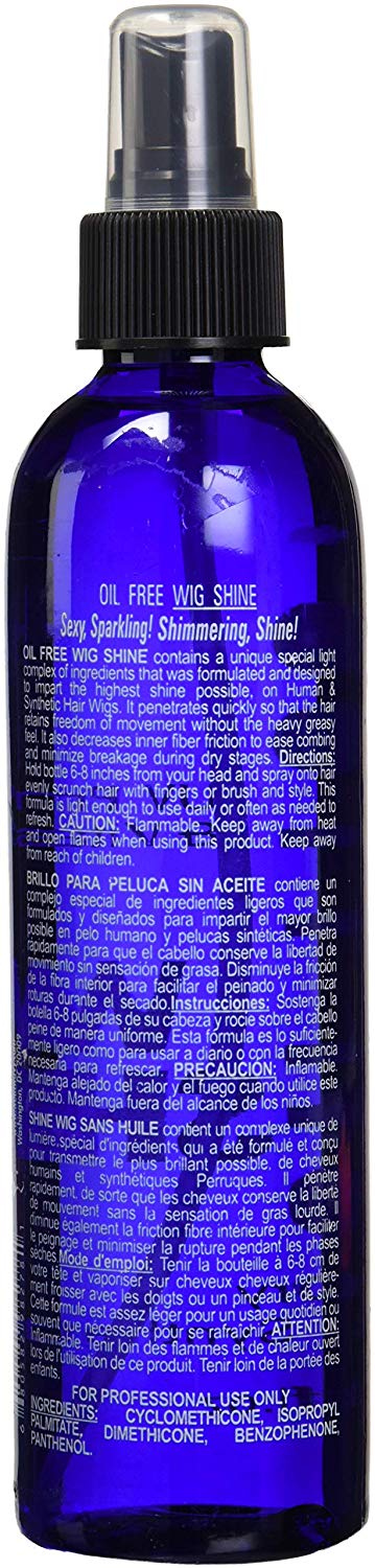 Bonfi Natural Oil-Free Wig Shine Spray 8 Oz - Palms Fashion Inc.