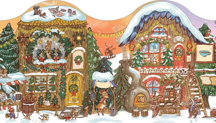 Book - Brown Bear Wood: Christmas Advent Calendar - Spread 2