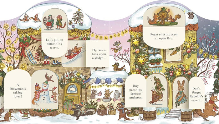 Book - Brown Bear Wood: Christmas Advent Calendar - Spread 3