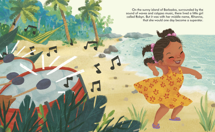 Book - Little People, Big Dreams - Rihanna - Spread 1