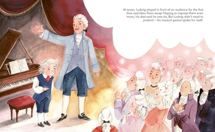 Book - Little People, Big Dreams: Ludwig Van Beethoven - Spread 1