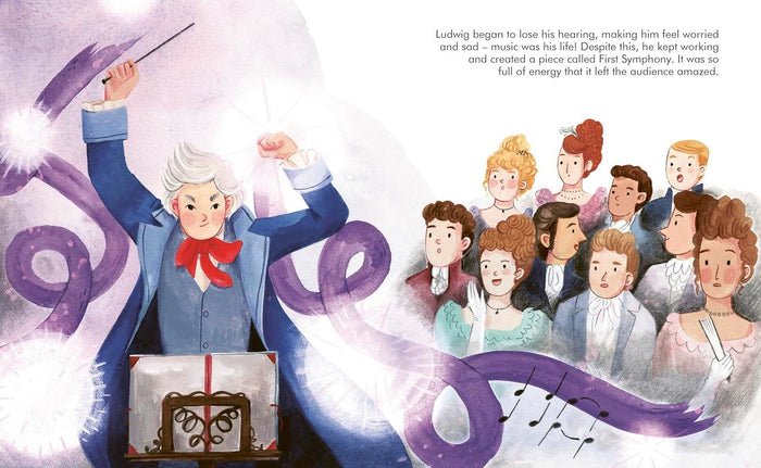 Book - Little People, Big Dreams: Ludwig Van Beethoven - Spread 2