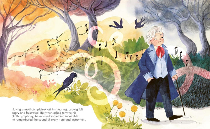 Book - Little People, Big Dreams: Ludwig Van Beethoven - Spread 3