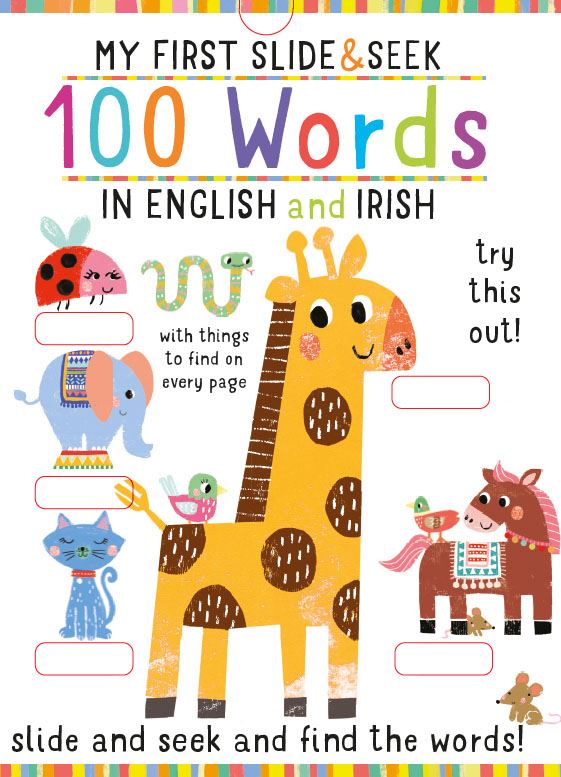 Book - My First Slide And Seek: 100 Words In English And Irish
