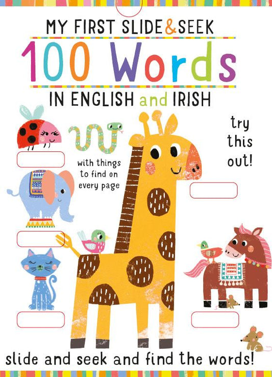 Book - My First Slide And Seek: 100 Words In English And Irish