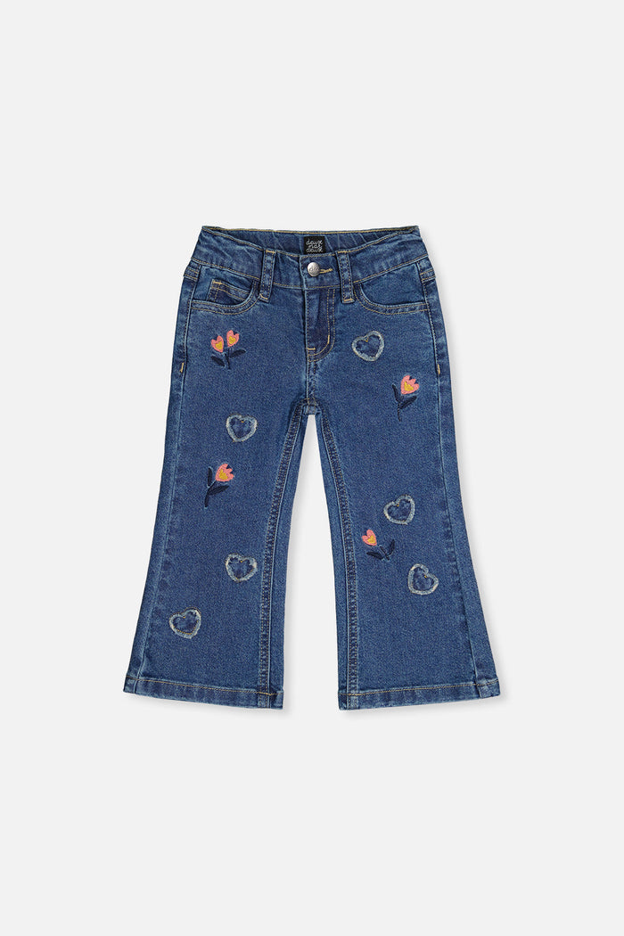Boot Leg Jeans Navy Blue Denim-0