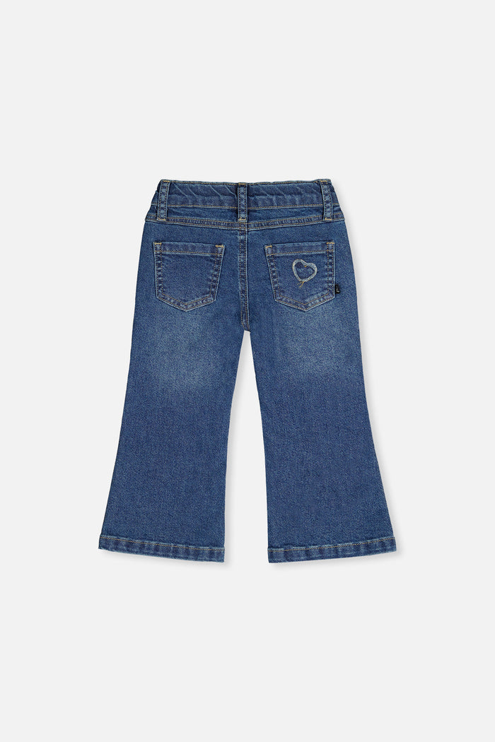 Boot Leg Jeans Navy Blue Denim-3
