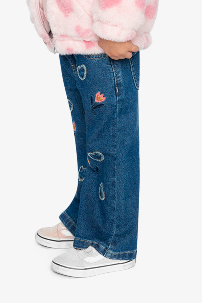 Boot Leg Jeans Navy Blue Denim-4